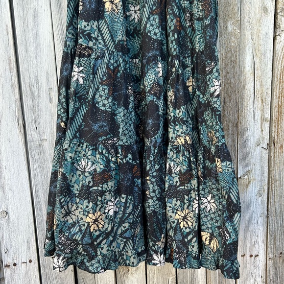 New Ulla Johnson Iliana Floral Print Midi Dress Cotton Rainforest 2 - Picture 8 of 16